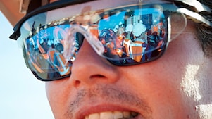 Weerspiegeling in een zonnebril