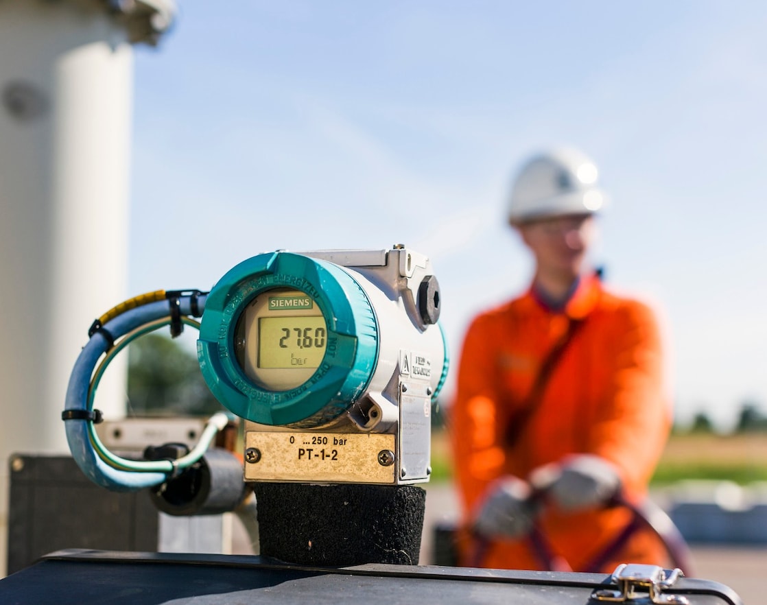 Meter waarop het getal 2760 is te lezen