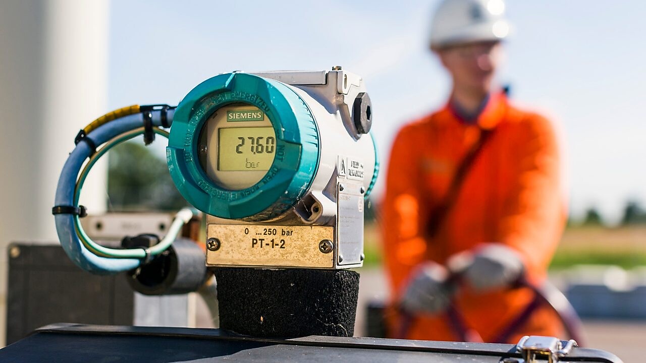 Meter waarop het getal 2760 is te lezen